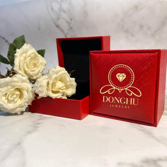 10K 14K 18K Solid Gold Natural Moss Agate Ring Set Inspired Leaf Moss Agate Enga - Picture 6 of 6